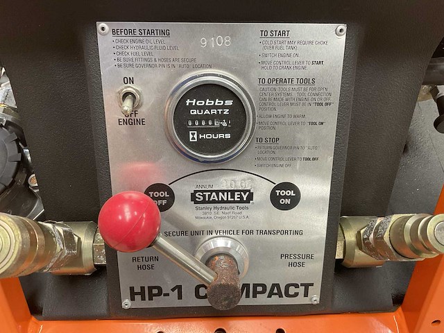 Stanley hp-1 compact hydraulische pomp - afbeelding 1 van  6