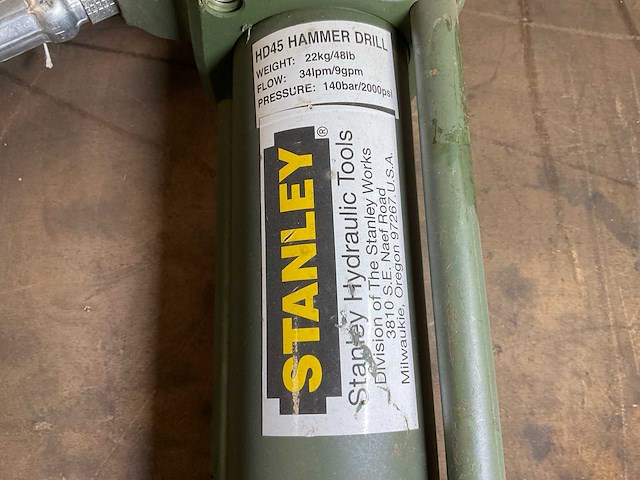 Stanley hydraulische boorhamer - afbeelding 3 van  3