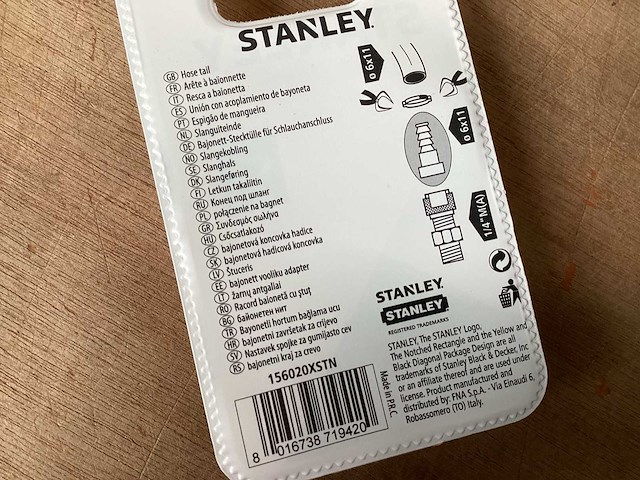 Stanley koppeling voor compressor (240x) - afbeelding 3 van  3