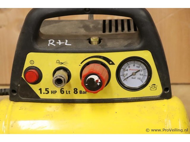 Stanley luchtcompressor dn 200/8/6 c6bb304stn039 - afbeelding 2 van  7