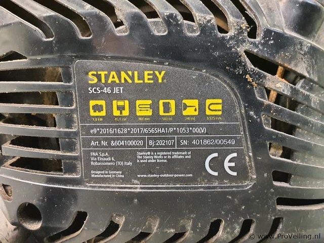 Stanley scs benzine kettingzaag 46 jet e604100020 - afbeelding 3 van  3