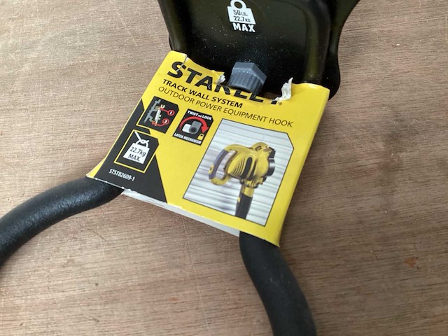 Stanley trackwall systeem opberghaak (19x) - afbeelding 1 van  1