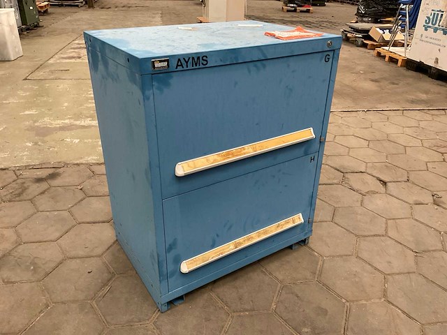 Stanley vidmar werkplaatsladenkast - afbeelding 3 van  8