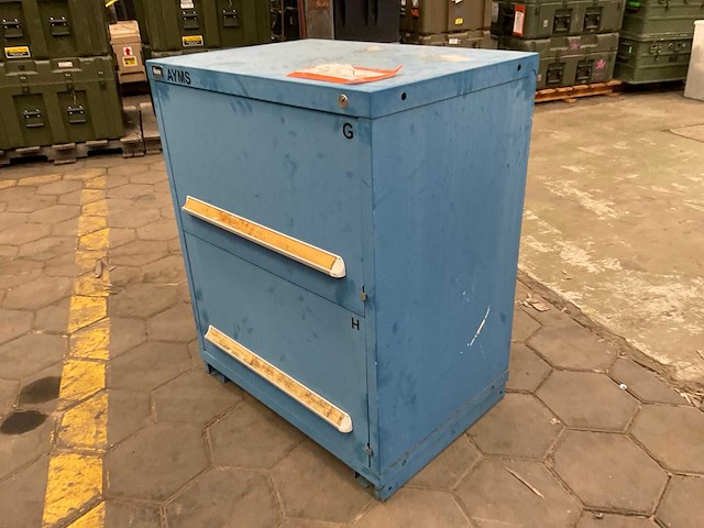 Stanley vidmar werkplaatsladenkast - afbeelding 4 van  8