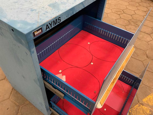 Stanley vidmar werkplaatsladenkast - afbeelding 5 van  8