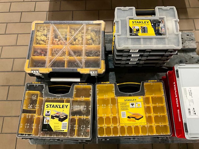 Stanley/fischer assortimentskoffers (13x) - afbeelding 3 van  4