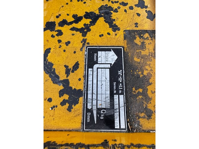 Stapel palletwagen jungheinrich, ejc, oranje, bouwjaar 1989, elektrisch - afbeelding 4 van  7