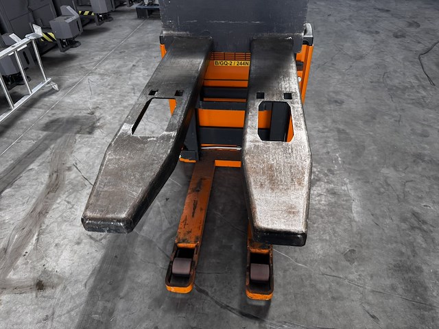 Stapel palletwagen still, egv-s 14, oranje, bouwjaar 2013, elektrisch - afbeelding 2 van  7