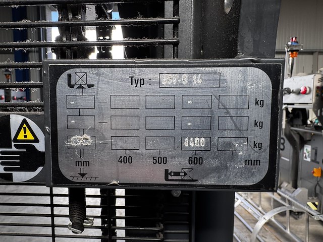 Stapel palletwagen still, egv-s 14, oranje, bouwjaar 2013, elektrisch - afbeelding 6 van  7