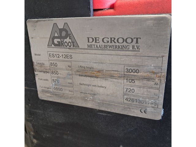 Stapelaar, ep, es12-12es, rood - afbeelding 15 van  17
