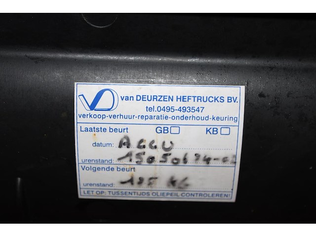 Stapelaar linde l10. draaiuren 701 uur. hefhoogte 300 cm. maximale last 1000 kg. - afbeelding 6 van  8