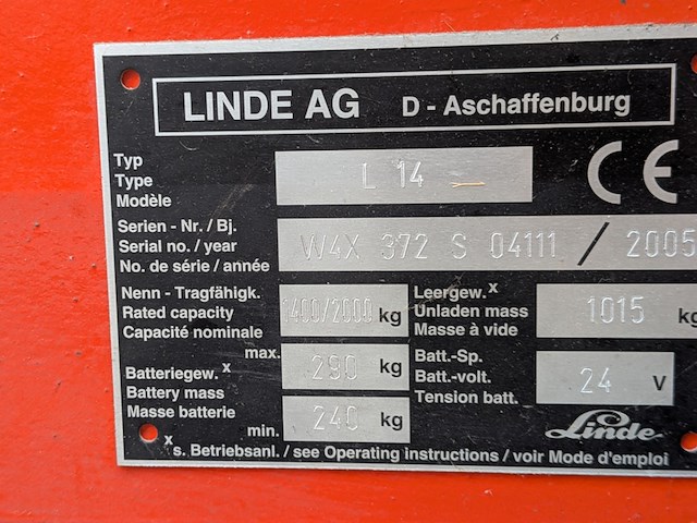 Stapelaar linde, l14, bouwjaar 2005 - afbeelding 6 van  14