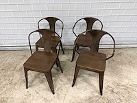 Stapelbaar restaurantstoel (27x) - afbeelding 1 van  3