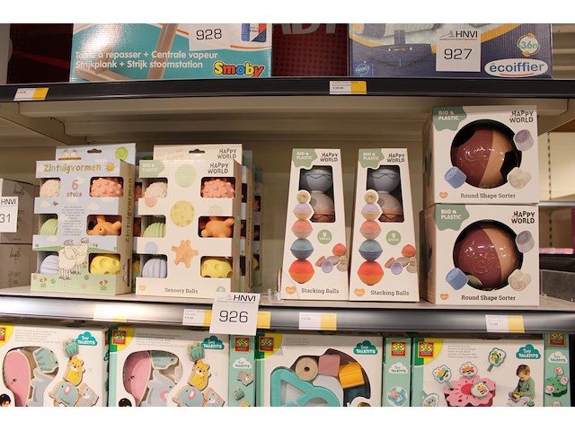 Stapelballen, sorteerballen en zintuigballen, 14 sets. - afbeelding 1 van  3