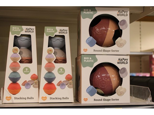 Stapelballen, sorteerballen en zintuigballen, 14 sets. - afbeelding 2 van  3