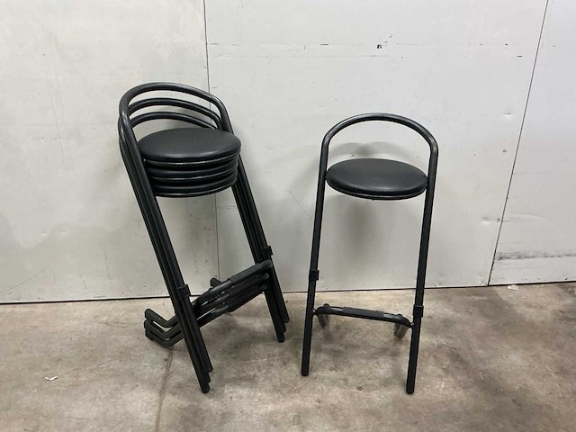 Stapelbare barkruk (4x) - afbeelding 1 van  5