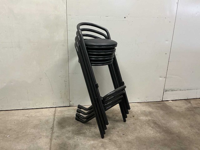 Stapelbare barkruk (4x) - afbeelding 4 van  5