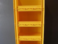 Stapelbare kunststof euronorm (orderpick) bakken met een open voorzijde - 5 stuks - afbeelding 2 van  6