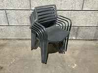 Stapelbare kunststof stoel (10x) - afbeelding 7 van  8