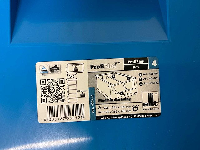 Stapelbare magazijnbak (16x) - afbeelding 5 van  5