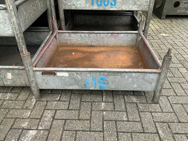 Stapelbare magazijnbak (6x) - afbeelding 1 van  3