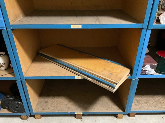 Stapelbare robuuste magazijnbak - 120x80 cm (4x) - afbeelding 1 van  8