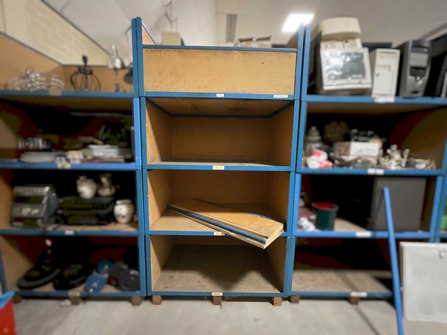 Stapelbare robuuste magazijnbak - 120x80 cm (4x) - afbeelding 1 van  8