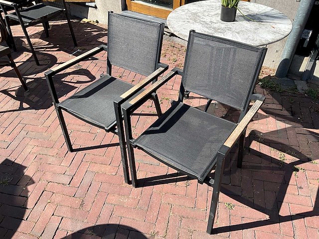 Stapelbare terrasstoel (8x) - afbeelding 1 van  8