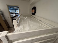 Stapelbed inclusief matrassen 90x200cm, wit - afbeelding 4 van  4