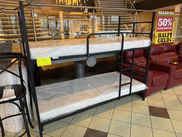 Stapelbed, zwart - afbeelding 2 van  4