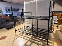 Stapelbed, zwart