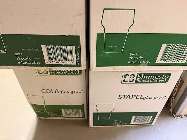 Stapelglas / colaglas (350x) - afbeelding 6 van  6