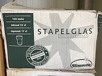 Stapelglazen kunststof (700x) - afbeelding 3 van  4