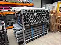 Stapeljuk met pvc opslag kokers (2x)