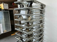 Stapelkrat / broodkrat trolley (15x) - afbeelding 3 van  5
