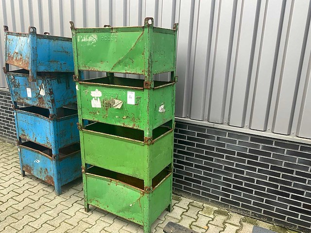 Stapelkrat metaal (4x) - afbeelding 2 van  3