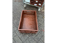 Stapelkratten (circa 15 stuks) in rolkar - afbeelding 4 van  4