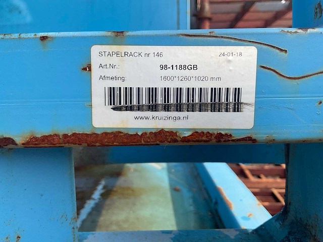 Stapelrack - overige magazijninventaris (19x) - afbeelding 5 van  5