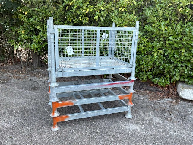 Stapelrek 1.25x0.85m verzinkt (4x) - afbeelding 1 van  5
