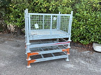 Stapelrek 1.25x0.85m verzinkt (4x) - afbeelding 1 van  5