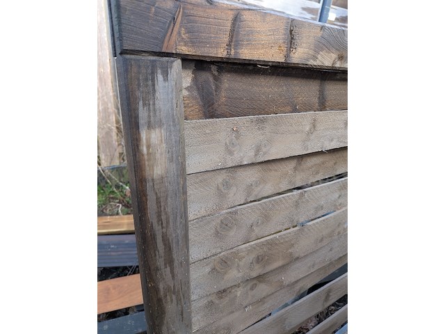 Stapelrek met 10x tuinscherm - afbeelding 5 van  31