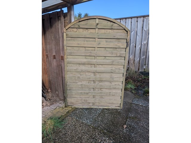 Stapelrek met 10x tuinscherm - afbeelding 6 van  31