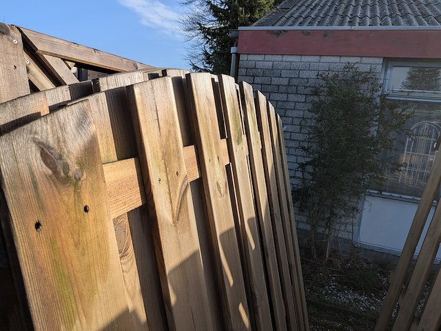 Stapelrek met 10x tuinscherm - afbeelding 14 van  31