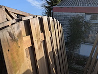 Stapelrek met 10x tuinscherm - afbeelding 14 van  31