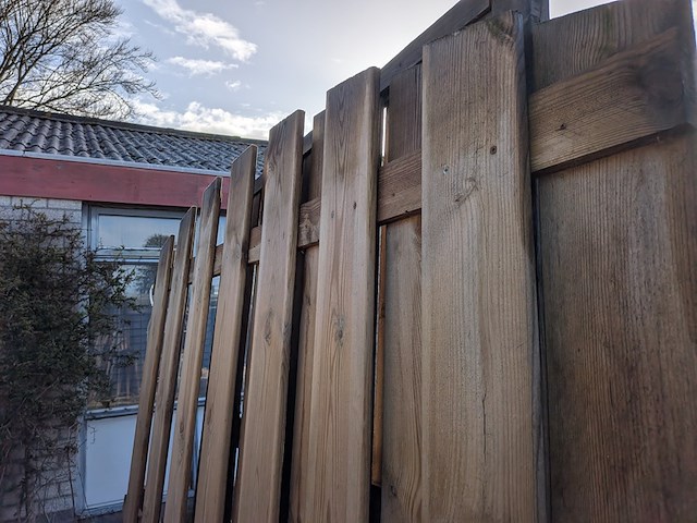 Stapelrek met 10x tuinscherm - afbeelding 16 van  31