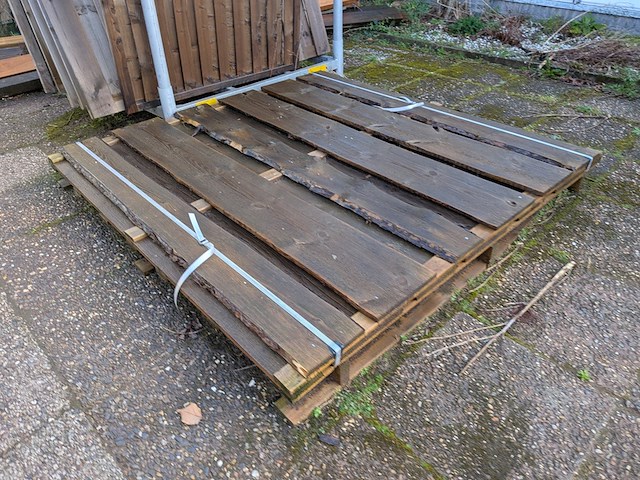 Stapelrek met 10x tuinscherm - afbeelding 19 van  31