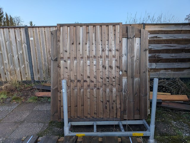 Stapelrek met 10x tuinscherm - afbeelding 12 van  31