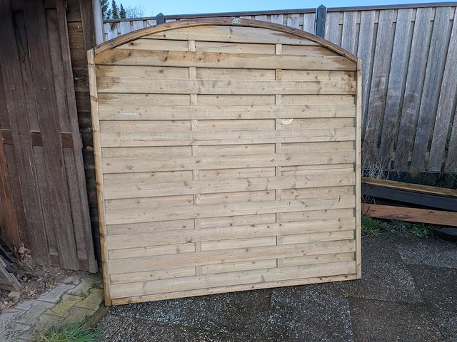 Stapelrek met 10x tuinscherm - afbeelding 28 van  31