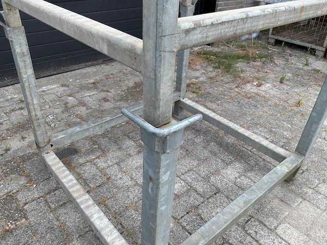 Stapelrek met vaste rong verzinkt (4x) - afbeelding 4 van  5