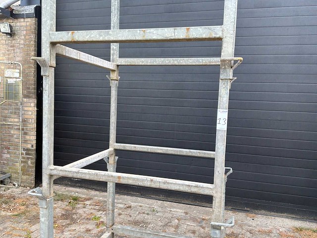 Stapelrek met vaste rong verzinkt (4x) - afbeelding 5 van  5